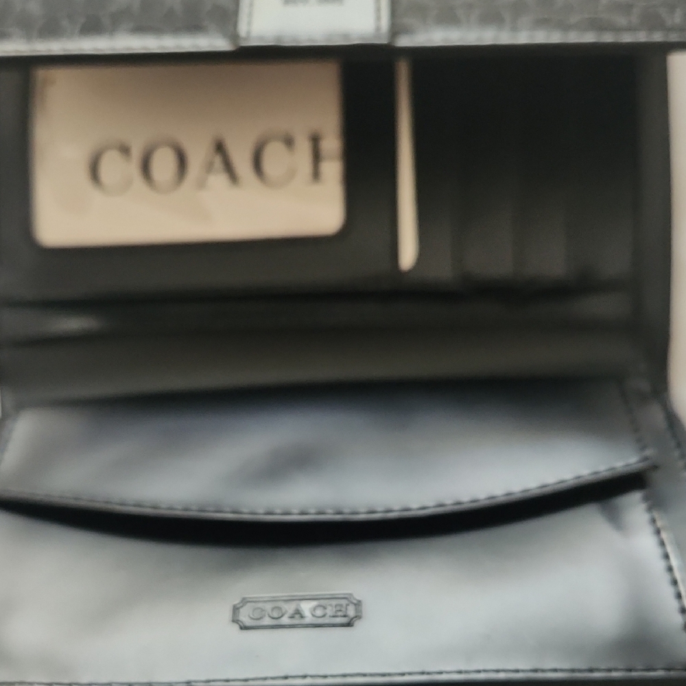 Coach Brown and Black Wallets with Signature Monogram 2 Wallets.4th July SALE. - Picture 7 of 7